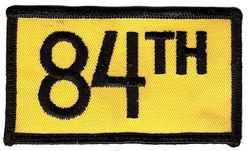84th Fighter-Interceptor Squadron
Hat patch.
