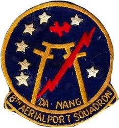 8th Aerial Port Squadron Detachment 2
The 8th APS had several in-country Dets but was mainly based at 	Tan Son Nhut AB, RVN. RVN made.
