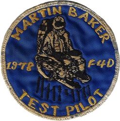 8th Tactical Fighter Wing F-4D 1978 Ejection Morale
Given to a crew member that successfully ejected from and F-4D. Martin Baker was the name of the seat maker. Korean made
