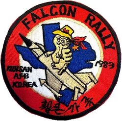8th Tactical Fighter Wing F-16 Falcon Rally 1983
Falcon Rally was an General Dynamics upgrade program for Block 10 F-16s. Korean made.
