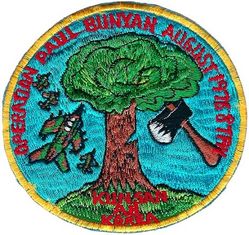 8th Tactical Fighter Wing Operation PAUL BUNYAN 1976
Operation initiated after the murder of 2 US Army officers in the DMZ by North Korean troops. They had been removing a tree, thus the Paul Bunyan code name. Aircraft from PACAF and the US deployed. Korean made.
