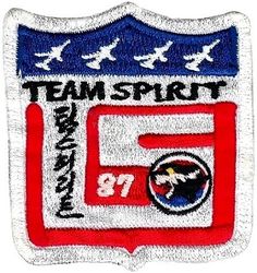 8th Tactical Fighter Wing Exercise TEAM SPIRIT 1987
Korean made.
