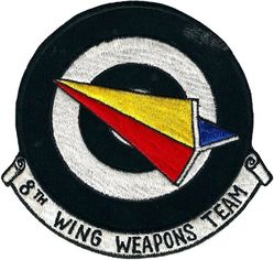 8th Tactical Fighter Wing Weapons Team 1960
F-100 team, Japan made.
