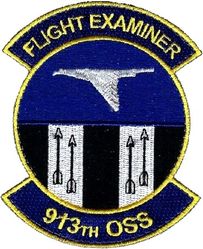 913th Operations Support Squadron Flight Examiner

