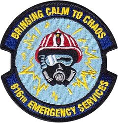 916th Civil Engineering Squadron Emergeny Services
