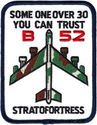 93d Bombardment Wing, Heavy B-52 Morale
Worn by the unit circa 1990.

