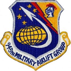 945th Military Airlift Group 
Japan made.
