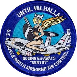 960th Airborne Air Control Squadron E-3A Morale
