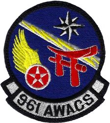 961st Airborne Warning and Control Squadron
Japan made.
