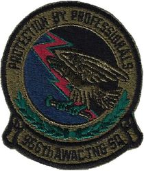 966th Airborne Warning and Control Training Squadron
Keywords: subdued