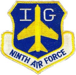 9th Air Force Inspector General A-7
