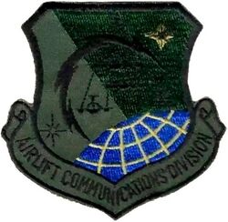 Airlift Communications Division
Military Airlift Command was the only unified/specified command with operational forces which were not supported by a dedicated communications area. Recent international crises to which the Military Airlift Command had responded, along with the worldwide scope of its mission, dictated the need for improved communications support. The establishment of an Airlift Communications Division with its headquarters at Scott AFB, Illinois, satisfied this need. 
Keywords: subdued
