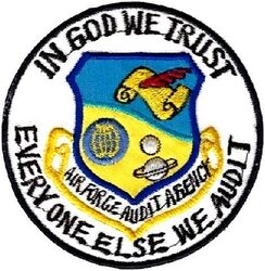 Air Force Audit Agency
Korean made.
