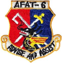 Air Force Advisory Team Six
The USAF had at least one advisory team located on each air base used by the South Vietnamese Air Force (VNAF). AFAT-6 served with VNAF 62nd Tactical Wing. Japan made.
