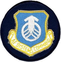 Air Force Systems Command
Standard AFSC patch sewn to disc.
