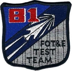 6512th Test Squadron B-1 Follow-On Test and Evaluation Test Team
Possibly used into 419 TS era as well.
