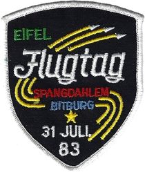 Bitburg Air Base/Spangdahlem Air Base, Germany Flugtag 1983
Airshow held at Bitburg with nearby Spangdahlem included. German made.

