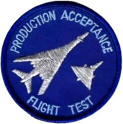 Air Force Contract Management Division Detachment 15 F-106 Chase B-1B Flight Test Program
As the B-1B Lancer Supersonic bombers began coming off the assembly line at the Rockwell International Plant 42 in Palmdale CA, the detachment 15 of the Contract Management Division of the AF Systems Command stood up to support the acceptance test flight program. Eight F-106s were assigned between 10 Oct 1986 and 06 July 1990, half were stationed in Palmdale and the other at Kirkland AFB NM.  Chase flights were also flown out of Tinker AFB OK, the B-1B depot. 
