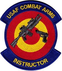 Combat Arms Instructor
 The Air Force merged Combat Arms with Security Police to become Security Forces in 1997. This meant that all future Combat Arms Instructors had to become Security Forces first, and then specialize in Combat Arms. They train all USAF personnel in the firearms proficiency and maintenance.
