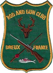 Dreux Air Base, France Rod and Gun Club
German made.
