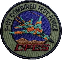 General Dynamics F-111 Combined Test Force Digital Flight Control System
Official company issued patch.
Keywords: subdued