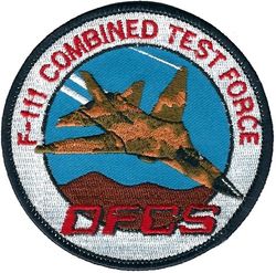 General Dynamics F-111 Combined Test Force Digital Flight Control System 
Official company patch.
