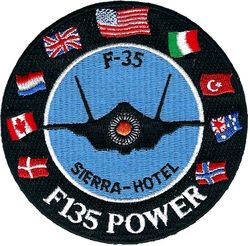 Pratt & Whitney F135 Engine F-35 
Official company patch.
