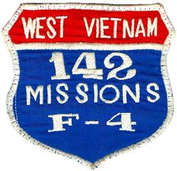 McDonnell Douglas F-4 Phantom II 142 Missions West Vietnam
West Vietnam was a way of saying missions flown in Cambodia and Laos. Thai made.
