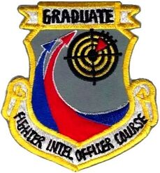 USAF Fighter Weapons School Intelligence Officer Course Graduate
The school gained the Fighter Intelligence Officers Course in 1988, which became the graduate patch-awarding Intelligence Division in 1990. Korean made.
