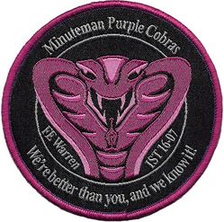 Class 2016-07 Minuteman III Initial Qualification Training 
Woven patch.
