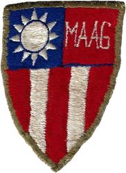 Military Assistance Advisory Group Taiwan
Patch worn by all US military assigned to Taiwan. HQ was at Taipei AS, Taiwan. Circa early 1960s, Japan made.
