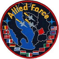 Operation ALLIED FORCE
Generic patch, Italian made.

