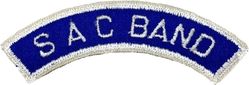 702d Air Force Band Arc
Strategic Air Command Command Band. As worn on dress blue uniform jacket upper left sleeve.
