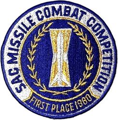 Strategic Air Command Missile Combat Competition First Place 1980
