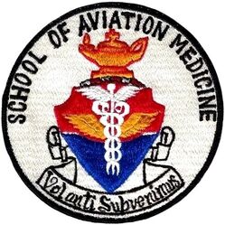 USAF School of Aviation Medicine
School of Aviation Medicine from 1921-1961, then was known as United States Air Force School of Aerospace Medicine. Japan made circa late 50s.
