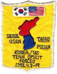 TEAM SPIRIT 1978
Krean made on felt.
