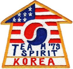 TEAM SPIRIT 1979
Korean made.
