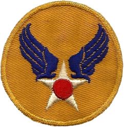 United States Army Air Forces
Used in the Mediterranean Theater. On twill.
