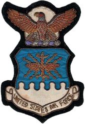 United States Air Force 
Official crest. Bullion blazer patch, Japan made.
