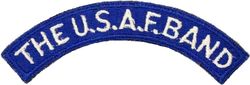 United States Air Force Band Arc
As worn on dress blue uniform jacket upper left sleeve.
