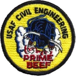 United States Air Force Civil Engineering Prime BEEF
BEEF=Base Engineer Emergency Force. The primary mission of Prime BEEF is to provide civil engineer support for the bed down of personnel and aircraft.
