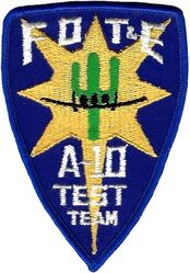 USAF Tactical Fighter Weapons Center Operating Location AC A-10 Follow-On Test and Evaluation Test Team
