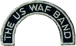 United States WAF Band Arc
WAF= Women in the Air Force. Active 1951-1961. As worn on dress blue uniform jacket upper left sleeve.
