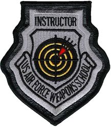 USAF Weapons School Instructor
Sewn into leather.
