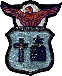 USAF Chaplain Service
Bullion blazer style patch. This design has been replaced.
