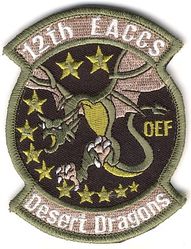 12th Expeditionary Airborne Command and Control Squadron Operation ENDURING FREEDOM
Keywords: desert