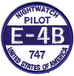 1st Airborne Command Control Squadron E-4B Pilot
