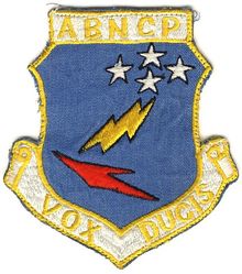 1st Aerospace Communications Group Airborne Command Post
Worn by the communications and crypto teams who flew aboard the SAC Airborne Command Post (ABNCP) "Looking Glass" during its earlier years. 
