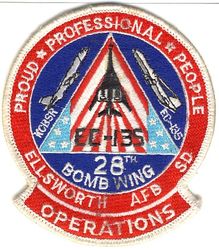 28th Bombardment Wing, Heavy EC-135 Operations
Modified by 4th Airborne Command and Control Squadron personnel.
