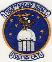 788th Radar Squadron 
Japan made.
